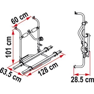 Porte vélo caravane