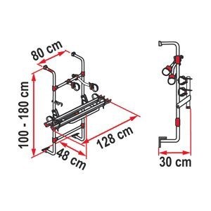 Porte vélo caravane